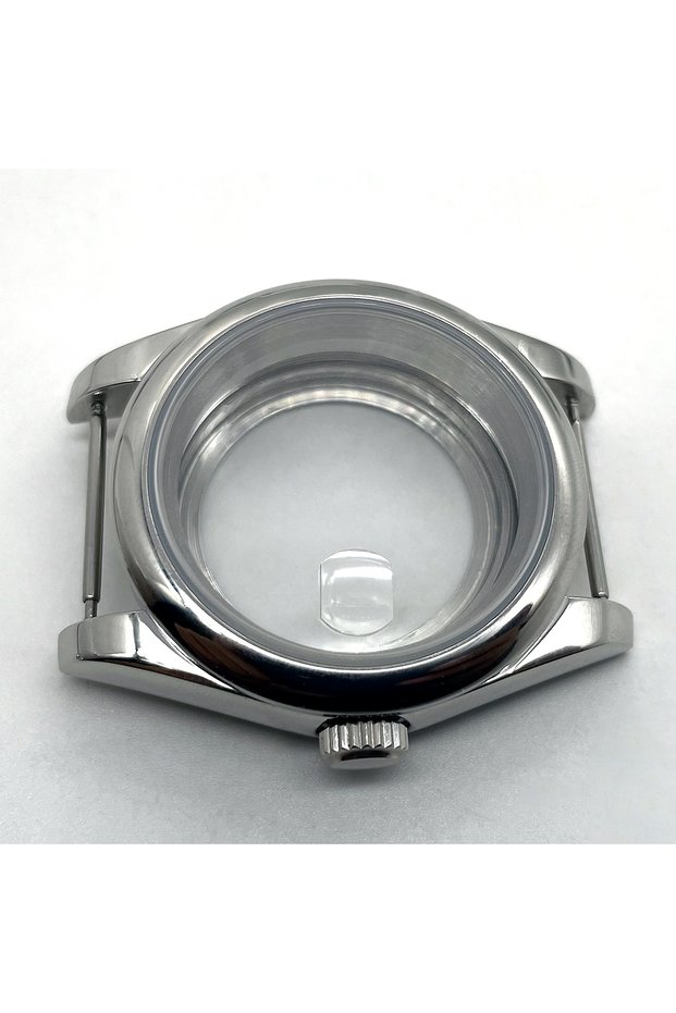 36mm NH35 NH36 Glass back cyclop Neiton 36mm/39mm Silver Watch Case Watch Case 316L Stainless Steel