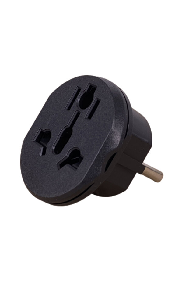 black 16A Universal EU Travel Adapter Euro Converter UK US AU to EU AC Power Socket Plug Travel Char