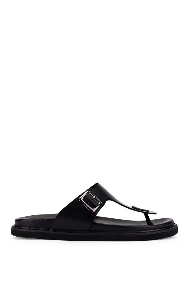 Men's Genuine Leather Flip Flops 876 05 Erk Trlk Y22