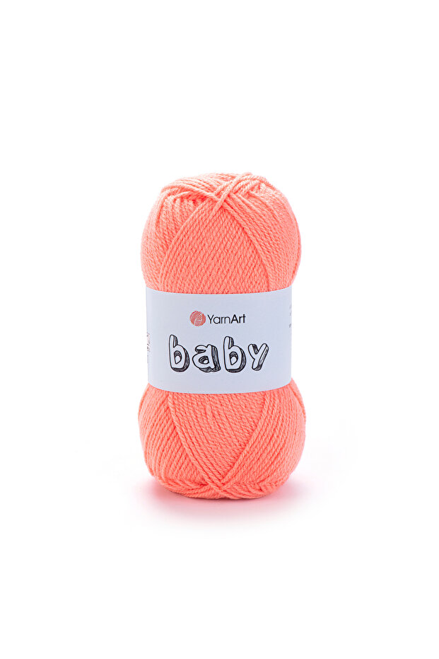 Baby - Baby Hand Knitting Rope Salmon-622