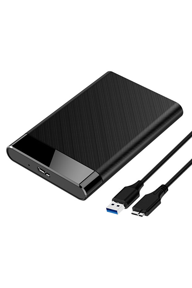 علبة محرك أقراص صلبة خارجية SATA مقاس 2.5 بوصة مع منفذ USB-Micro USB 3.0 ونقل عالي السرعة لمحرك أقراص SSD مقاس 2.5 بوصة