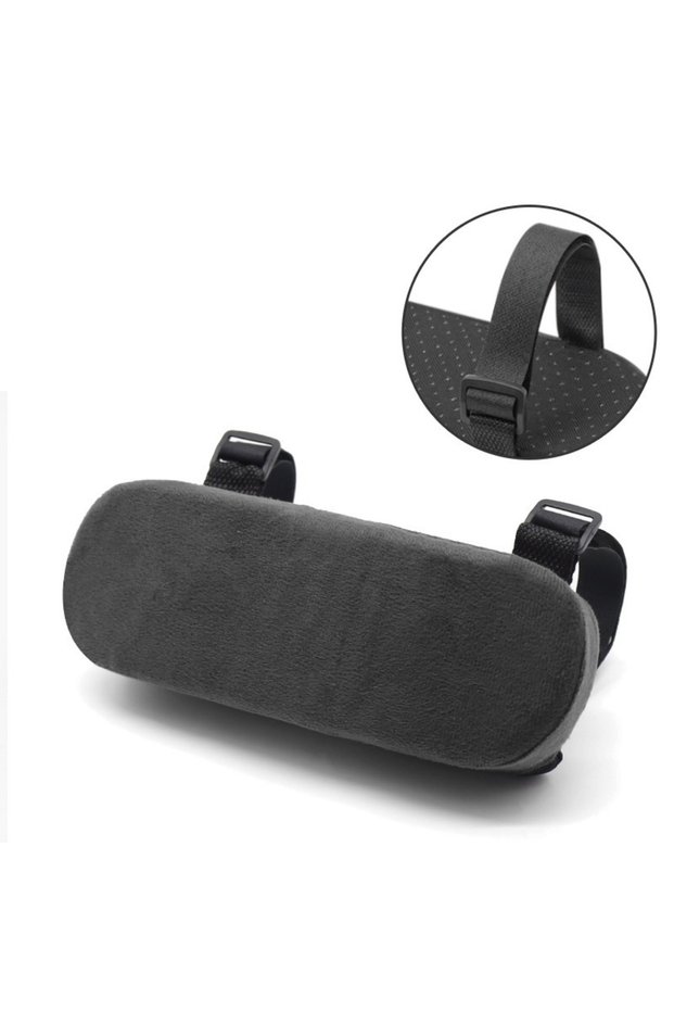 2PCS Black Armrest Pad Office Chair Parts Arm Pad Memory Foam Armrest Cover Cushion Pads For Home Of