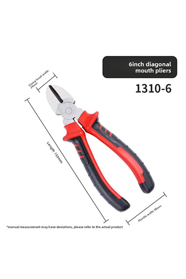 6inch angled pliers Electric Wire Pliers Large Opening Sharp Multifunction Tool for Cutting Twisting