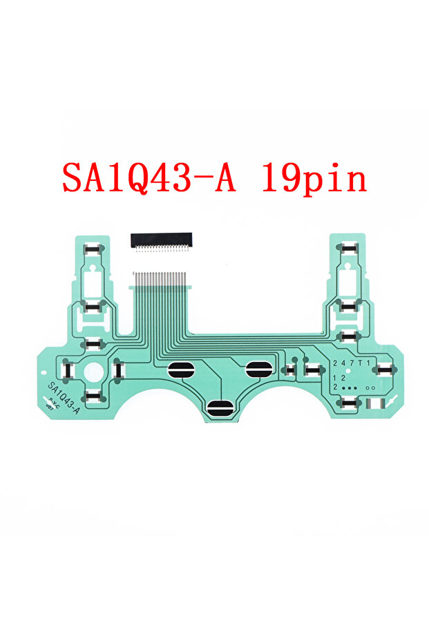 SA1Q43-A 19P Conductive Film & Joystick Button Film Socket For PS2 Dualshock SA1Q42A SA1Q43-A Conduc