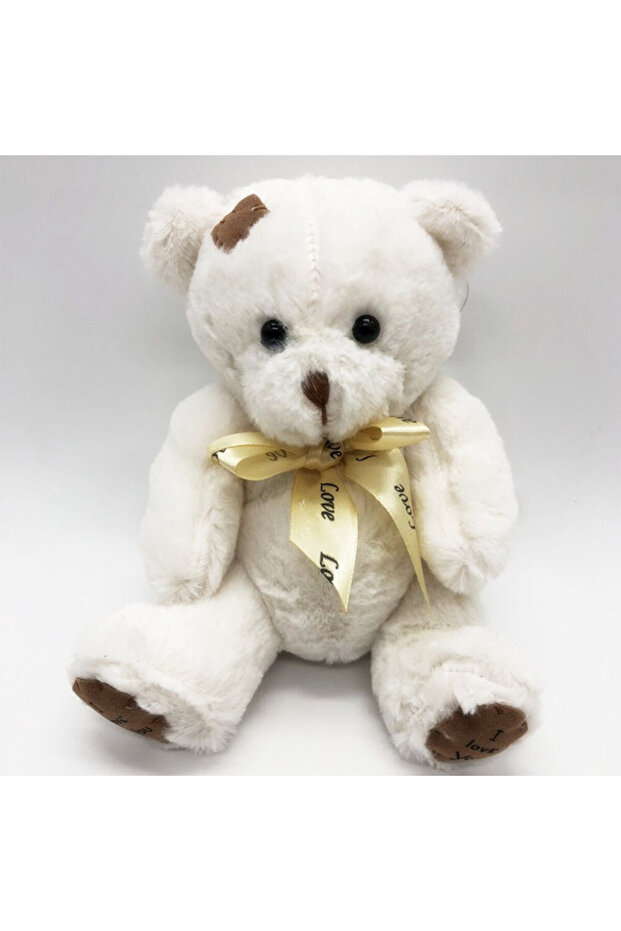 18cm white 18cm Kawaii Patch Bear Soft Plush Toys Stuffed Animal Teddy Bear Doll Birthday Christmas