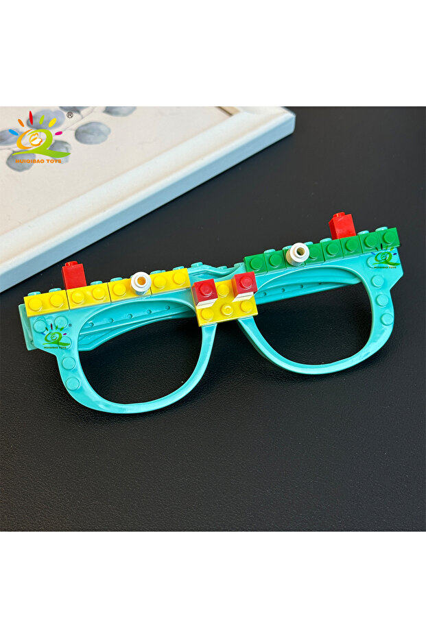 no box Party Gathering Building Blocks Glasses Baseplate Frame Friends DIY Toys decoration Glasses A