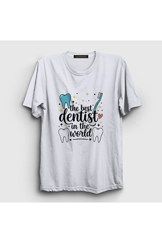 Unisex White Best Dentist Gift Dentist Dentistry T-Shirt 601830Tt