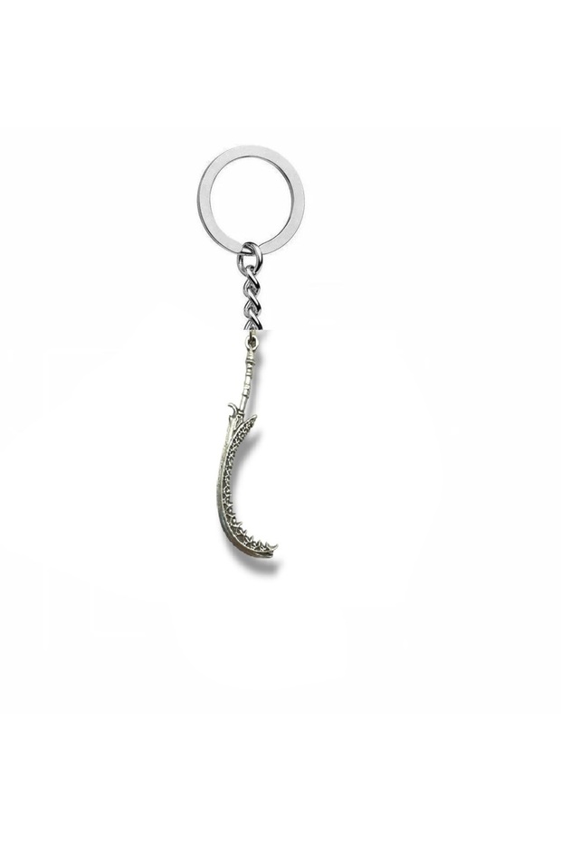 Zulfiqar Figured Keychain – Double-Ended Sword Design Zamak Metal Unisex Accessory