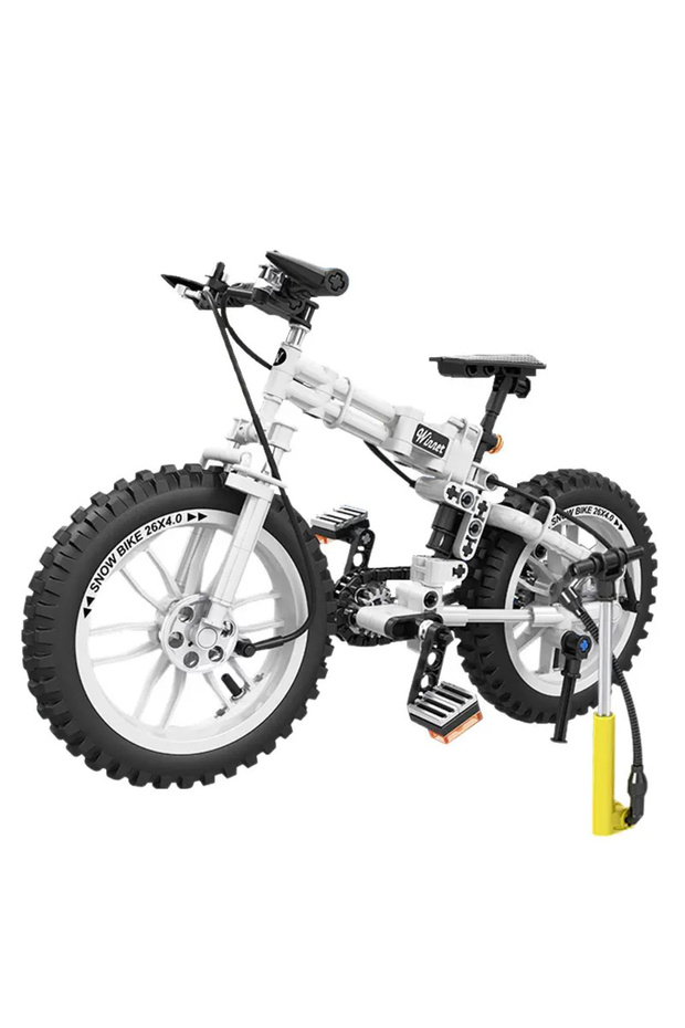 With box 246PCS bicycle mountain bike building block model technology assembly children's educationa
