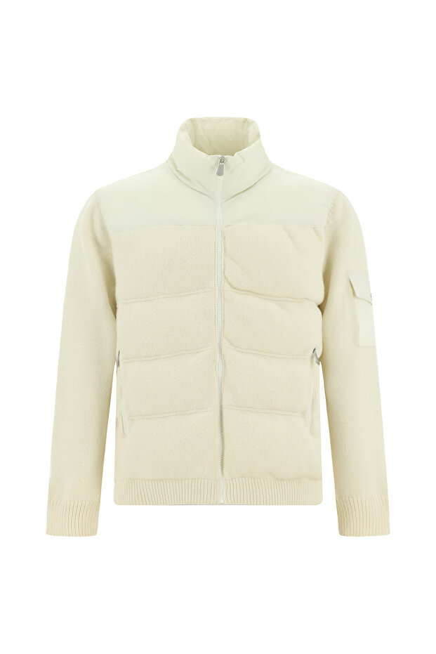 Regular Fit Wool Plain Bonded Coat