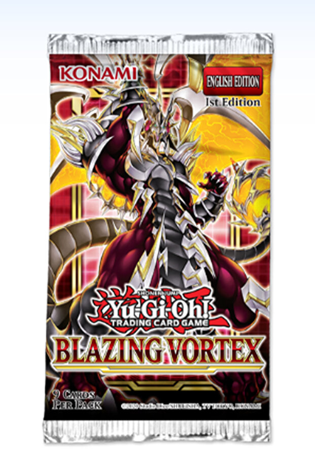 YGO - عرض مجموعة بلزيينج فورتكس (24 معززًا) - الإنجليزية