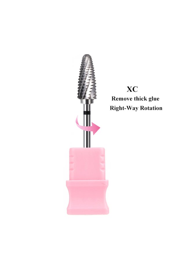 XC Professional Carbide Tungsten Nail Drill Bit For Hard Thick Gel Removal Acrylic Nail Bit Electric