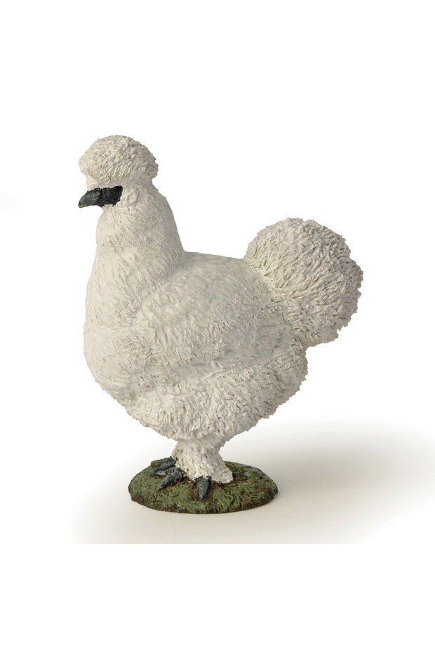 SILK HEN FIGURINE - 2