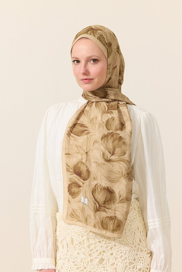 Tulip Kraş Shawl - Butter Yellow