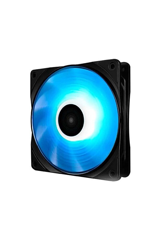 مروحة صندوق الكمبيوتر DEEPCOOL RF120 LED بـ 4 دبابيس مقاس 12 سم