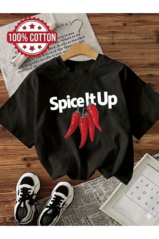 Spice It up Red Pepper Printed Unisex Tshirt