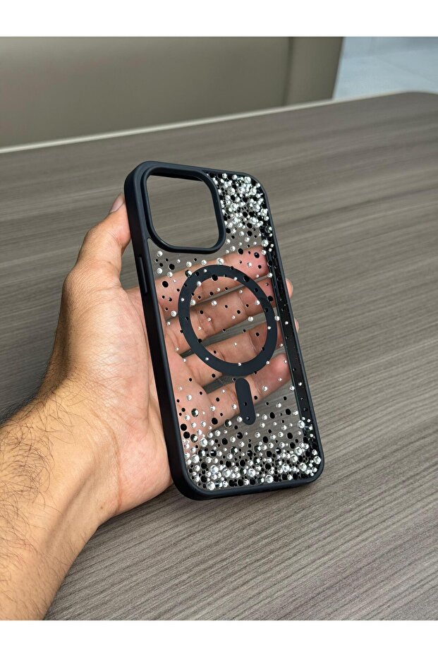 Luxury Crystal Diamond MagSafe Case for iPhone 15 Pro Max – Premium Bling Glitter Back Cover