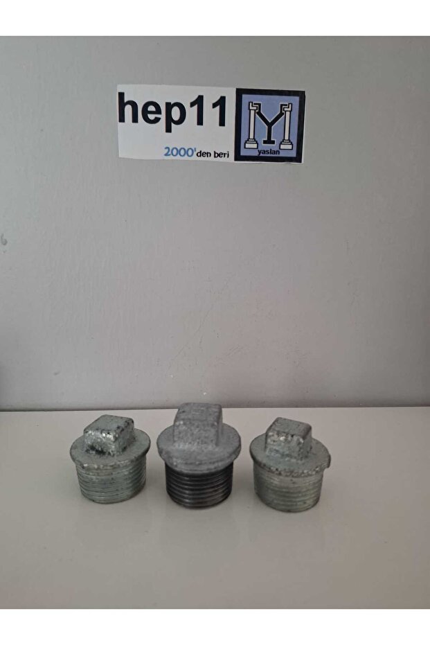 3/4" GALVANİZ KÖRTAPA 3 LÜ