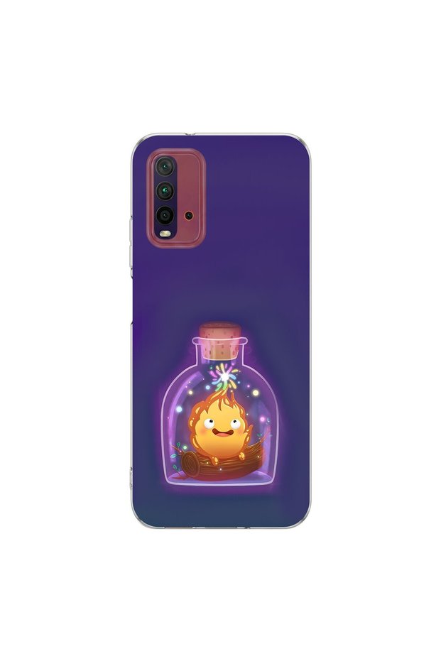Redmi 9t Compatible Anime 7/2 Design Transparent Case