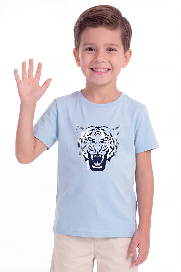 Printed Boy's Short Sleeve T-Shirt B23