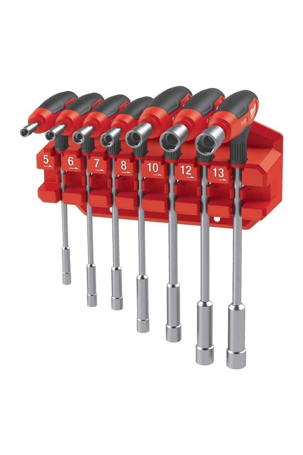 7-Piece Metric Socket Wrench Set (with Ergonomic Handle - with Hanging Attachment) - 4932498704
