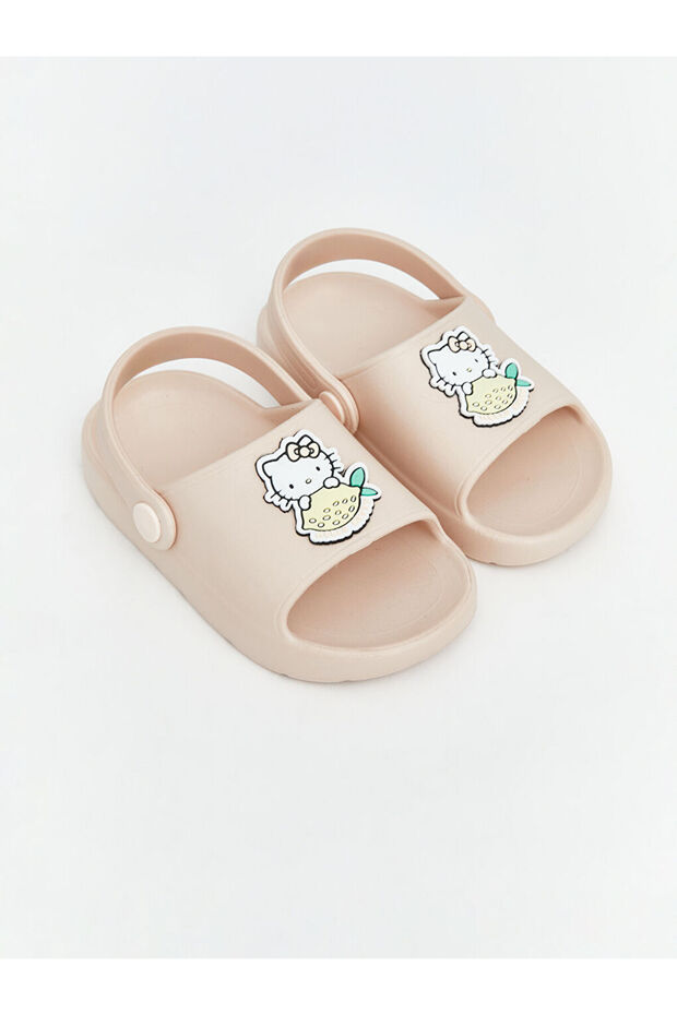 Pink Hello Kitty Printed Girls' Slippers from Güli̇s Gi̇yi̇m