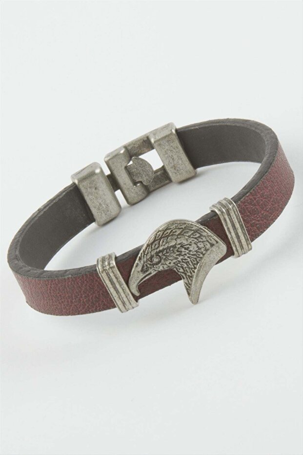 Eagle Faux Leather Bracelet