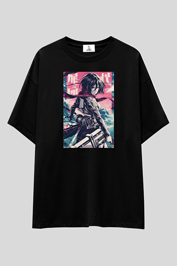 Attack on Titan Anime T-Shirt | Unisex 100% Cotton Printed Eren Mikasa Levi Special Design Tee