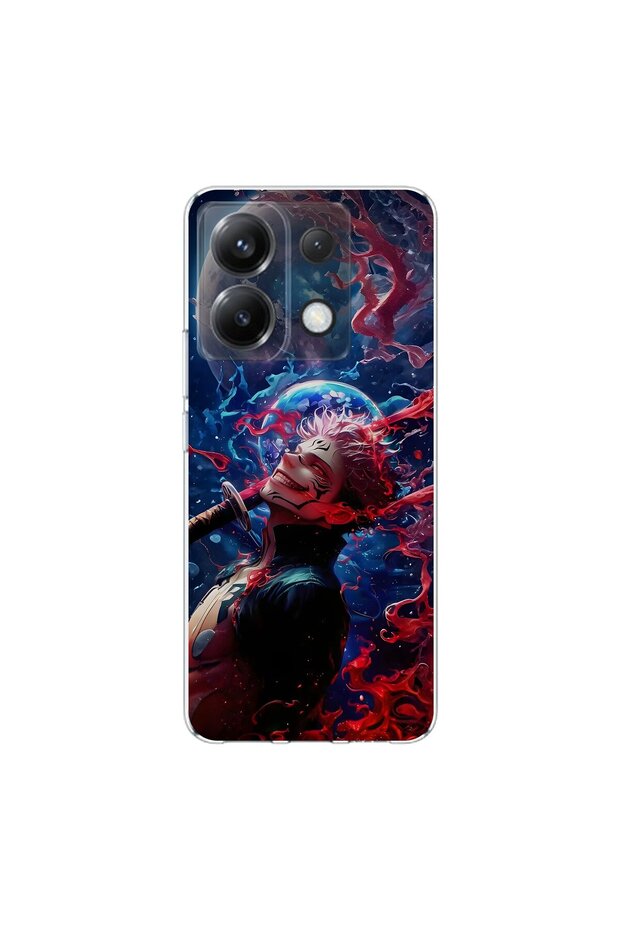 Poco X6 Compatible Anime 10/2 Design Transparent Case