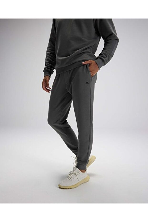 Cotton Regular Fit Regular Waist Ribbed Leg Sweatpants Men's Sweatpants Em554