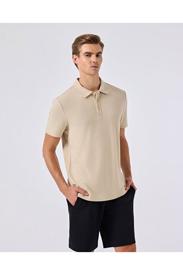 Polo Collar Men's T-Shirt 6Sm5003-Bg