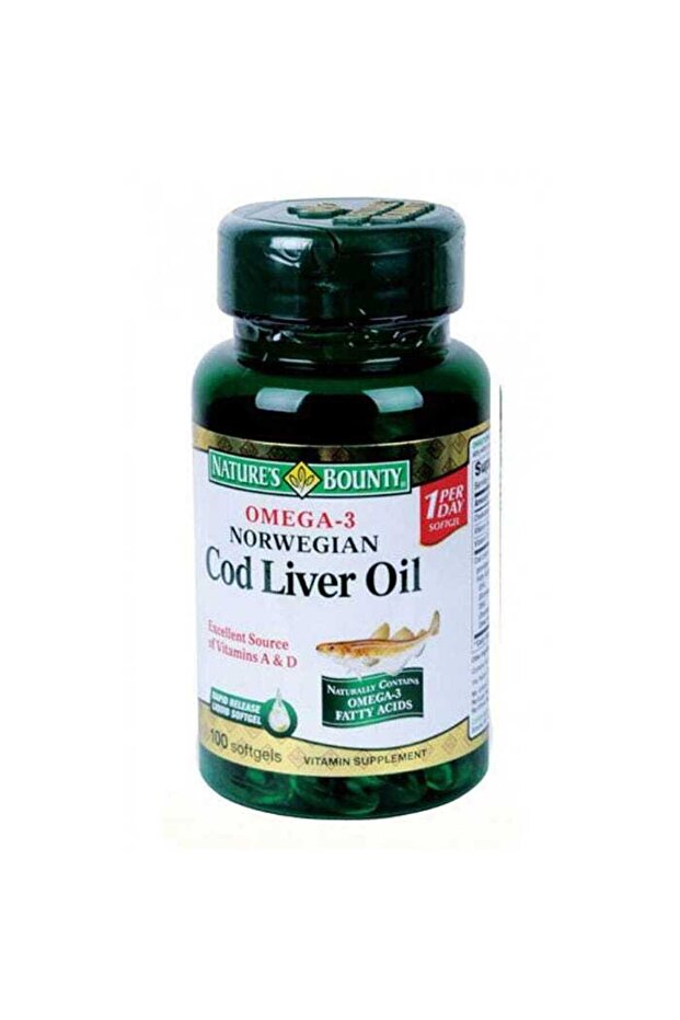 Norwegian Cod Liver Oil 100 Capsules