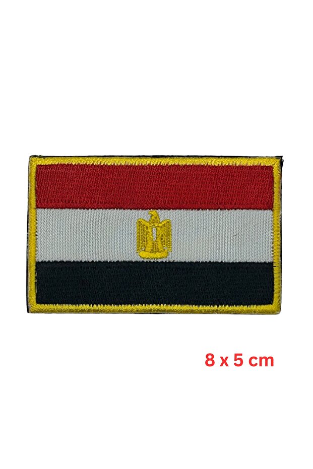 Velcro Hook Patches – Embroidery Patches Tactical/Military Flag Palestine England Iraq Spain egypt lebanon Oman UAE russian india, for men for bag/pack/vest, gadgets combat (Egypt)