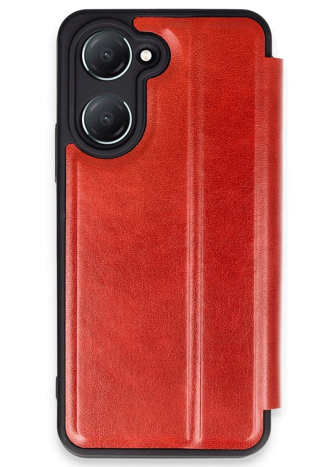 Ilkeshop New Vivo Y18 Case Flip Cover (05907) - Red
