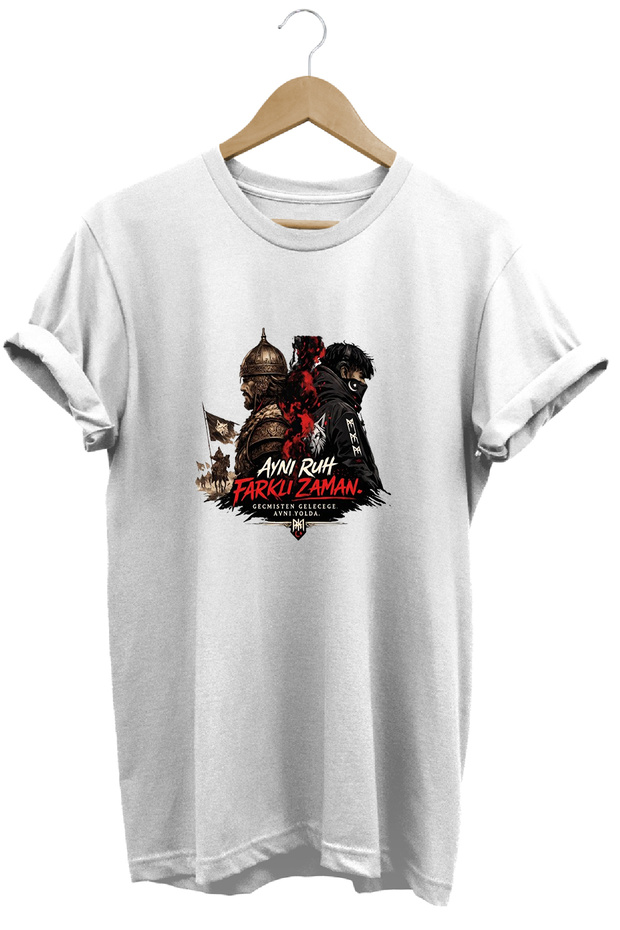 Same Spirit Different Time Printed Date and Street Style Special Design T-Shirt