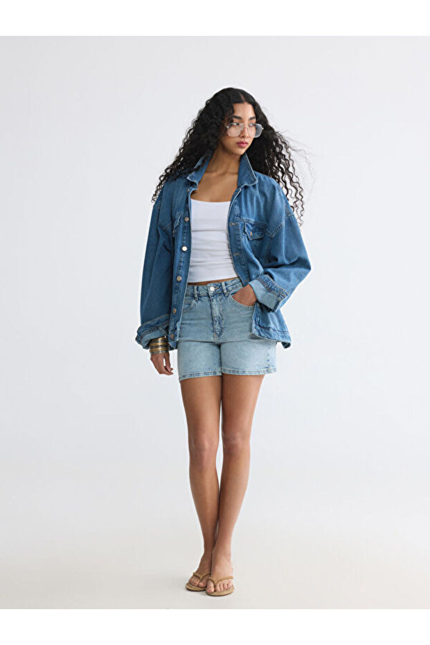 Regular Fit Women's Jean Shorts