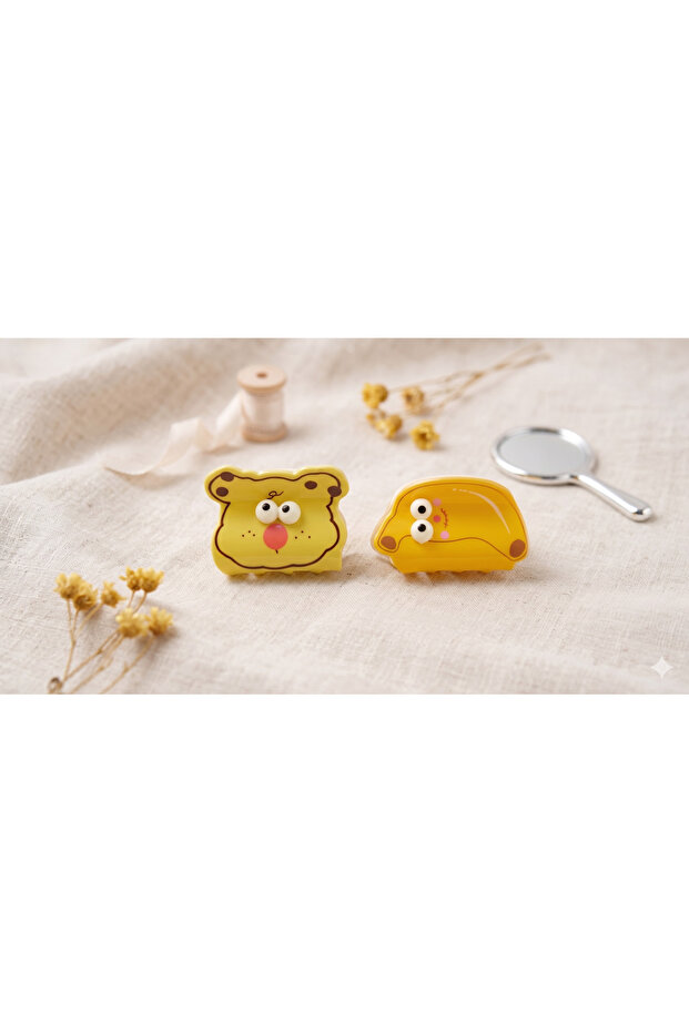 2-Piece Medium Size Cute Children's Peg Buckle New Model