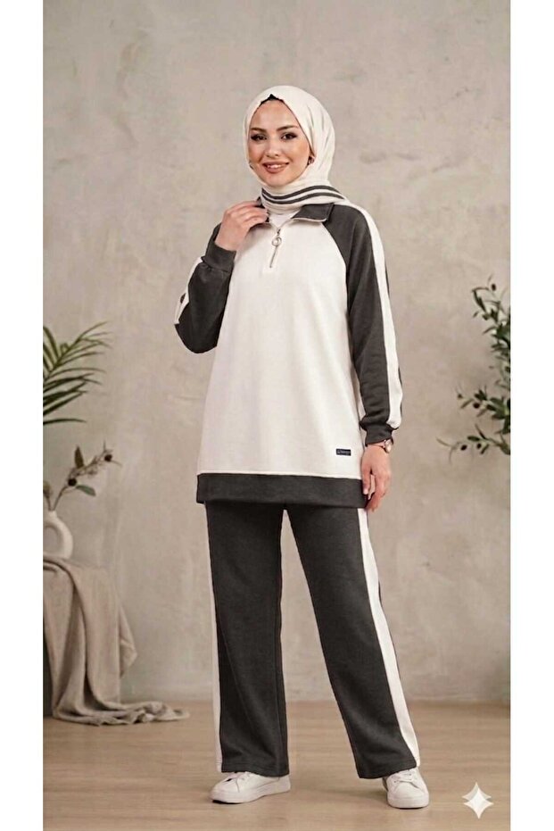 Women's Hijab Sports Tracksuit Set