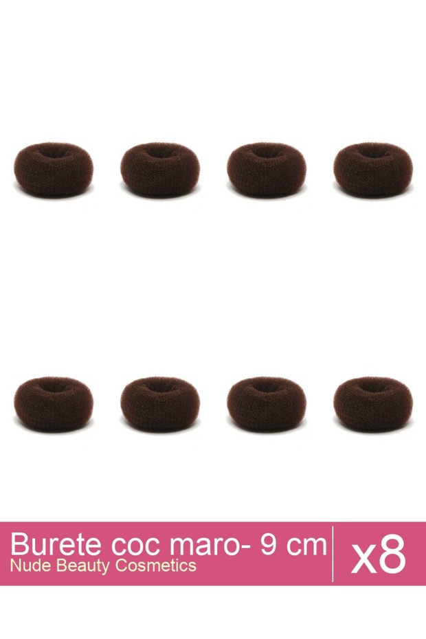 Set 8x Burete coc maro- 9 cm diametru - 1