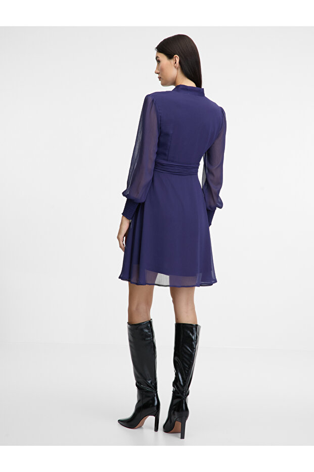 Rochie albastru închis - 7