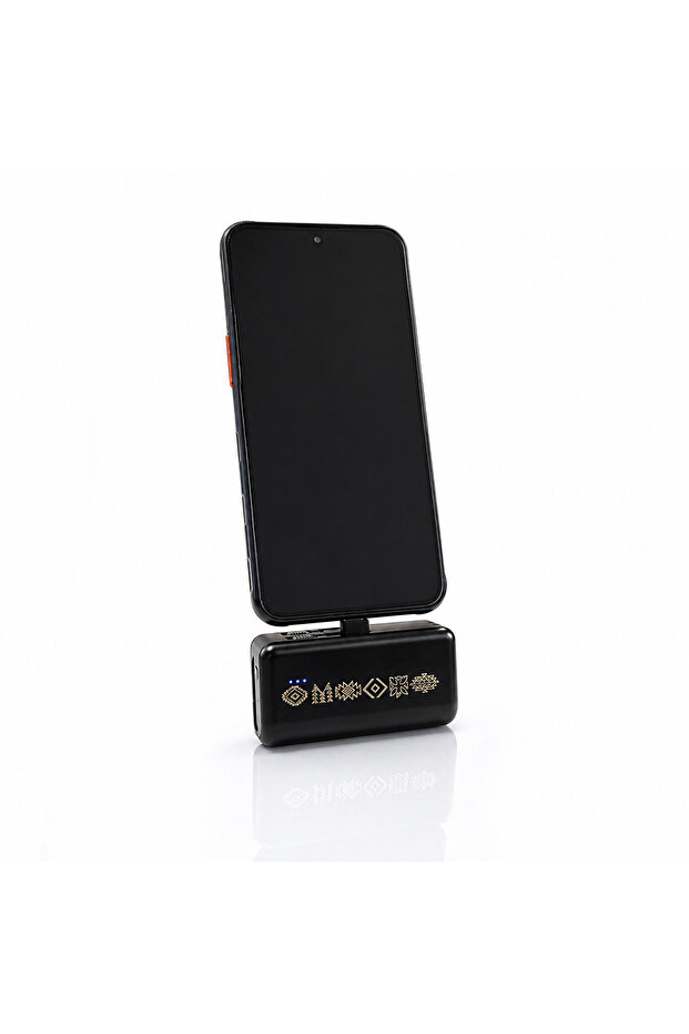 Mini Powerbank 4500mAh with Inbuilt Cable & Stand