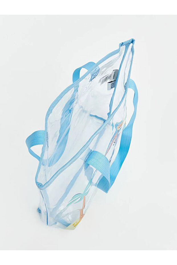 Blue Stitch Printed Girl's Beach Bag
