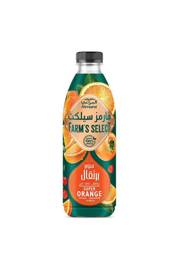 Farms Select Premium 100% Squeezed Orange Fruit Juice (1L Bottle)