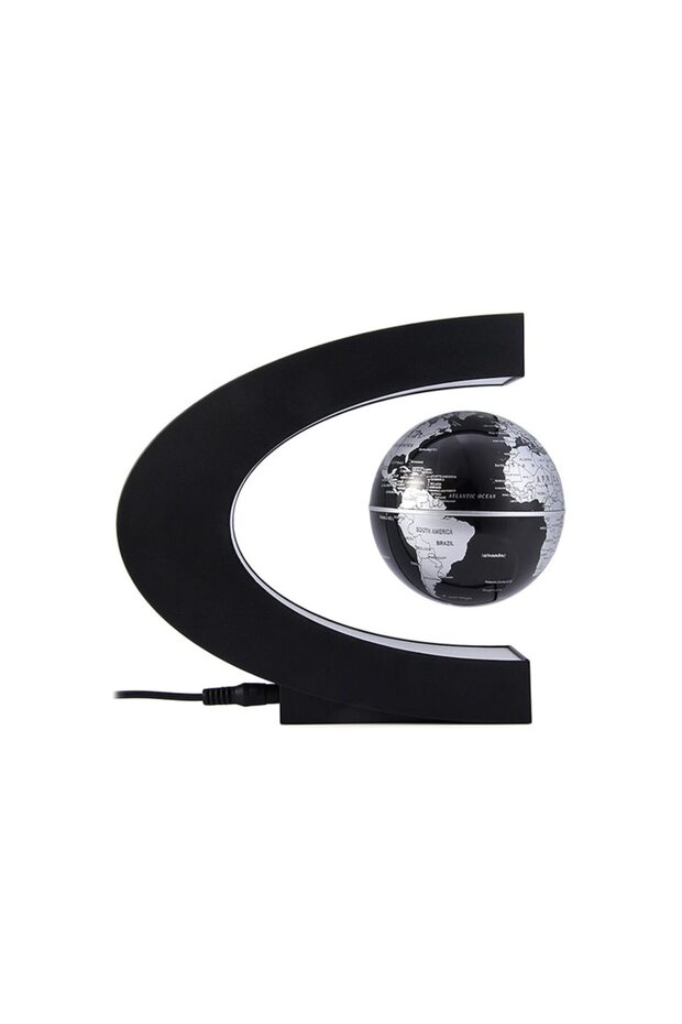 Magnetic Levitating Globe Mini Globe Multicolored LED Lights Automatically Rotating - 4