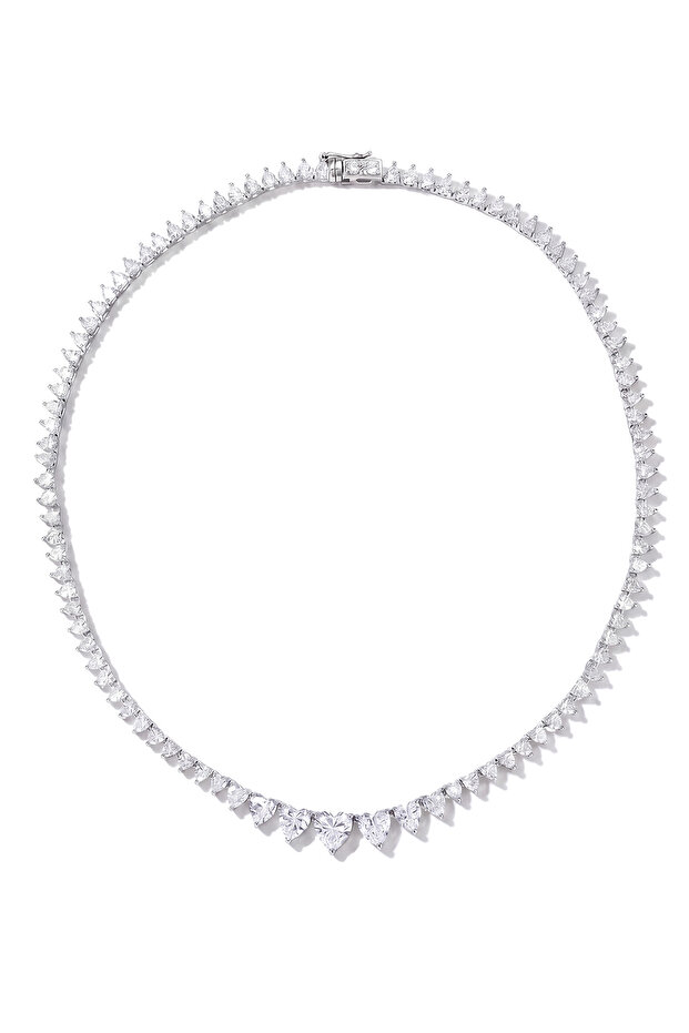 Woven Heart Cut Waterway Necklace