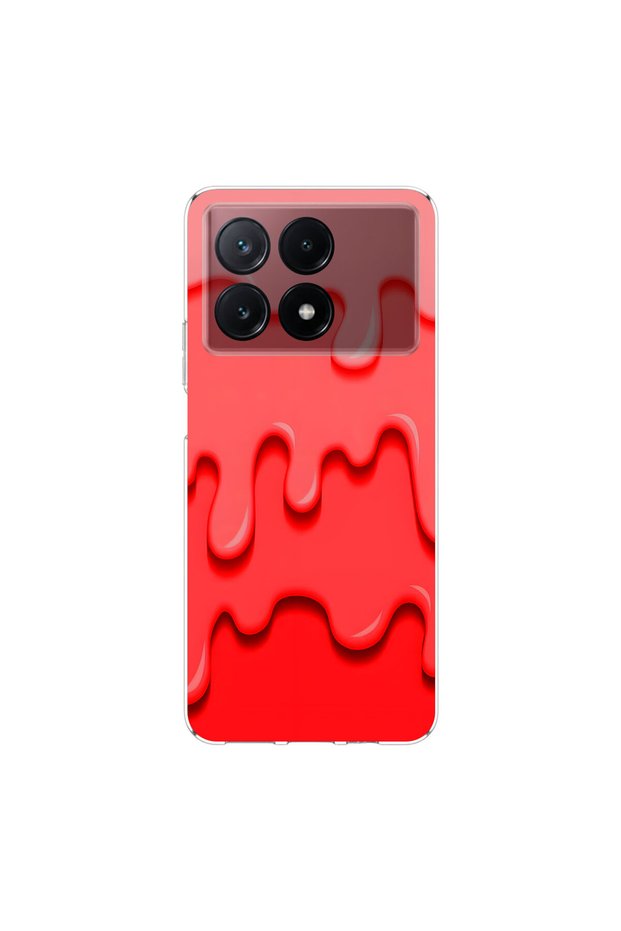 حافظة شفافة متوافقة مع Poco X6 Pro بتصميم كريم 4