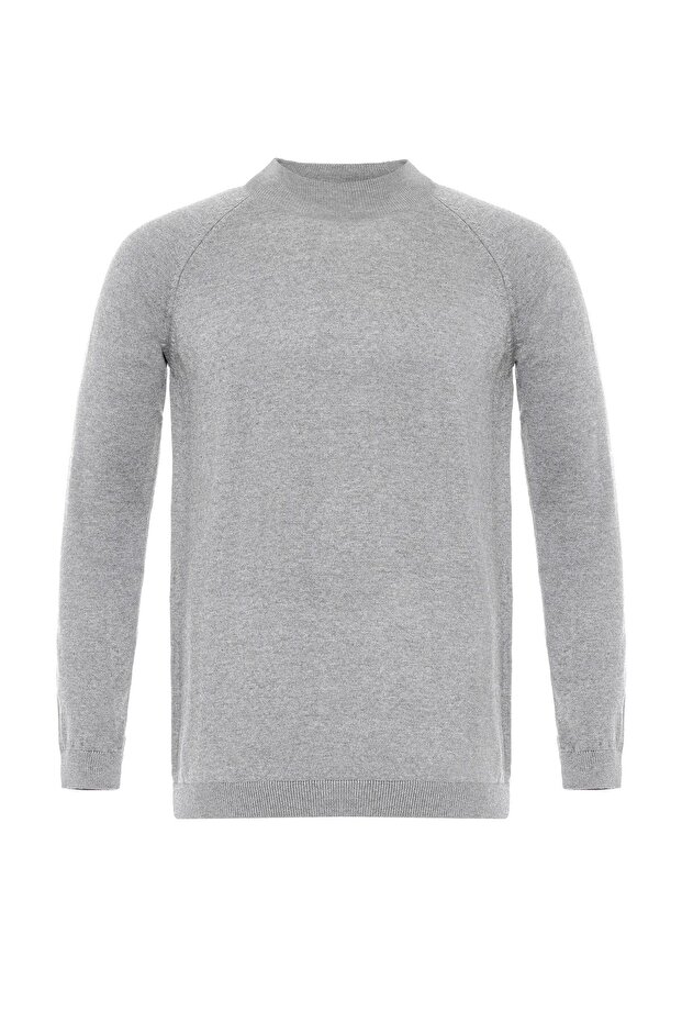Basic half-neck sweater