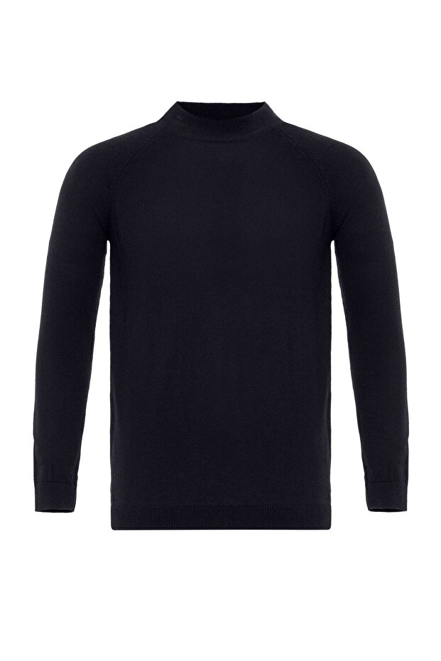 Basic half-neck sweater