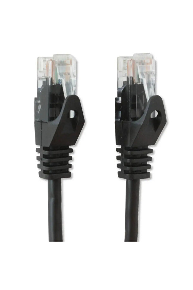 Cablu patch Cat.5e UTP CCA 0,5m negru - 2