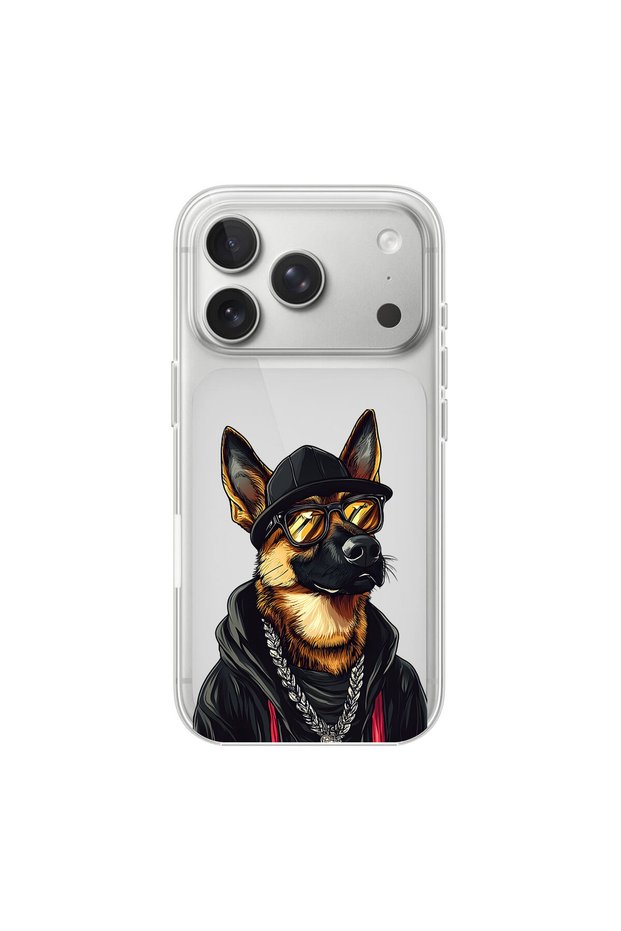 Cool Animal 7 Design Transparent Case Compatible with iPhone 17 Pro